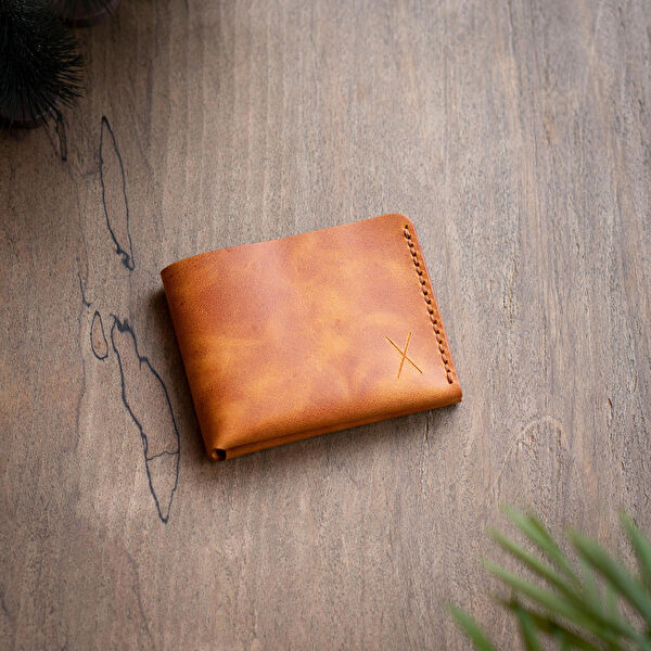 Minimal X Design Erkek Cüzdan