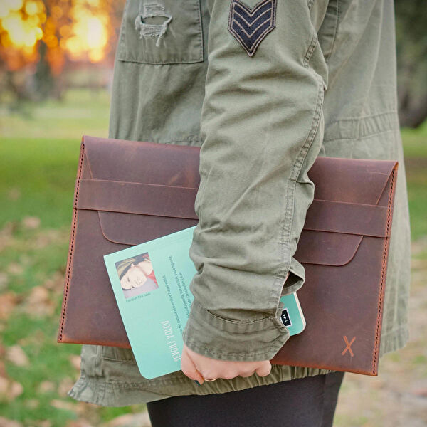 Minimal X Design Notebook Çanta ve Kılıfları