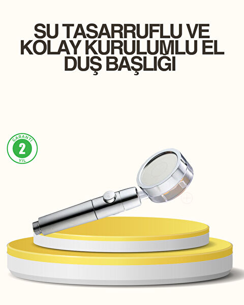 VINTESSY Duş Başlığı, Spirali, Seti