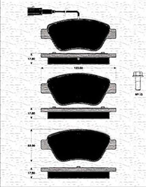 MAGNETTI MARELLI Fren Balataları