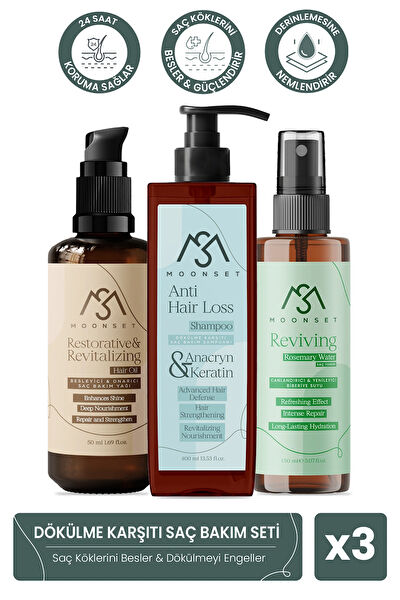 MOONSET Saç Bakım Setleri