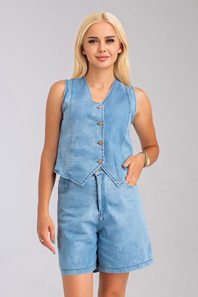 Bold & Young Kadın Şort, Bermuda, Kapri