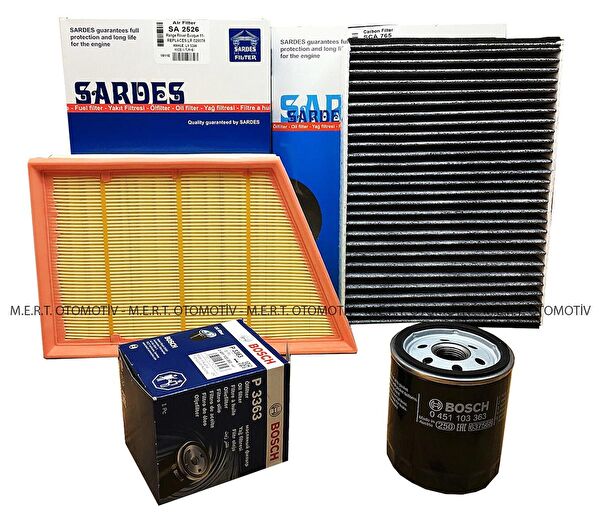 M.E.R.T. OTOMOTİV-YEDEK PARÇA Filtre Setleri