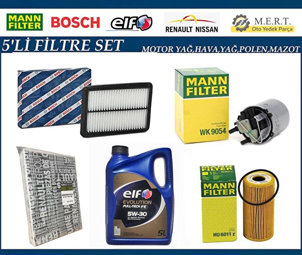 M.E.R.T. OTOMOTİV-YEDEK PARÇA Filtre Setleri