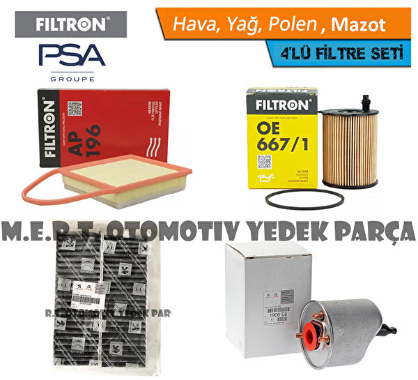 M.E.R.T. OTOMOTİV-YEDEK PARÇA Filtre Setleri