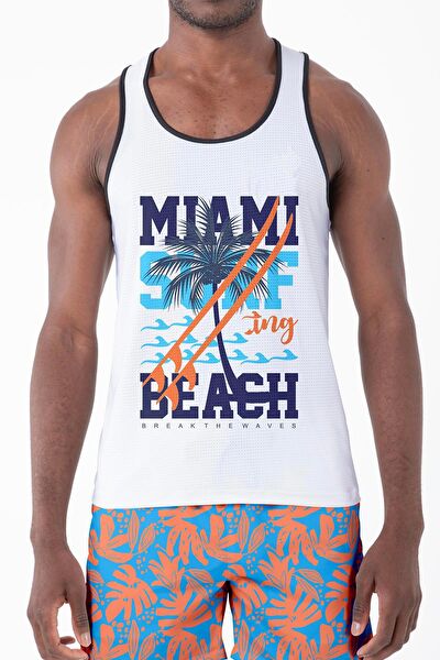 Miami Beach Erkek Tişört