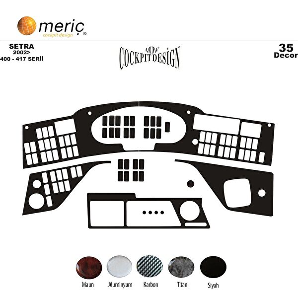 meriç cockpit design Torpido Kaplama Setleri
