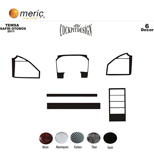 meriç cockpit design Torpido Kaplama Setleri