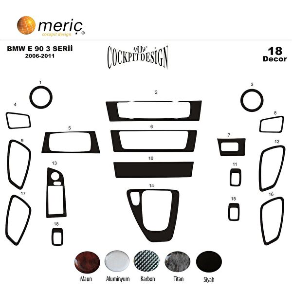 meriç cockpit design Torpido Kaplama Setleri