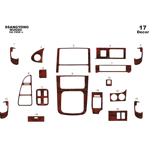meriç cockpit design Torpido Kaplama Setleri
