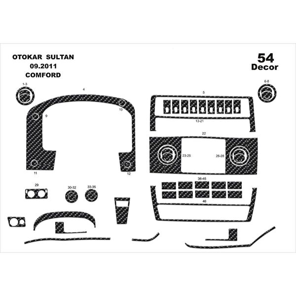 meriç cockpit design Torpido Kaplama Setleri