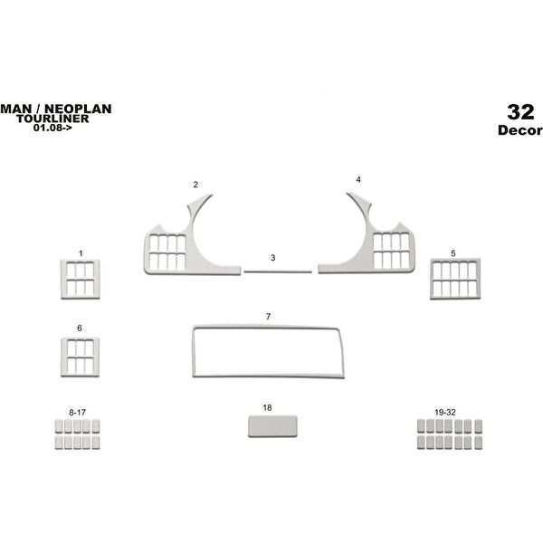 meriç cockpit design Torpido Kaplama Setleri
