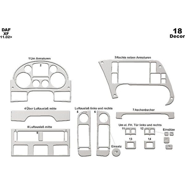meriç cockpit design Torpido Kaplama Setleri