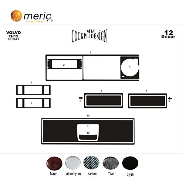meriç cockpit design Torpido Kaplama Setleri
