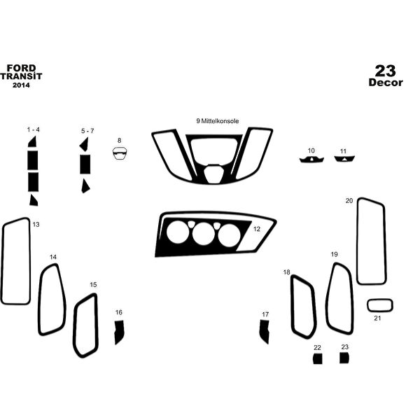 meriç cockpit design Torpido Kaplama Setleri