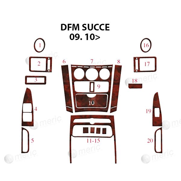 meriç cockpit design Torpido Kaplama Setleri