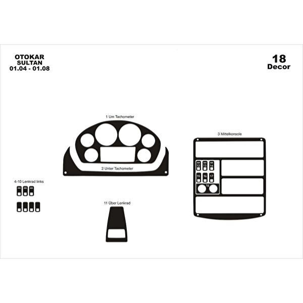 meriç cockpit design Torpido Kaplama Setleri