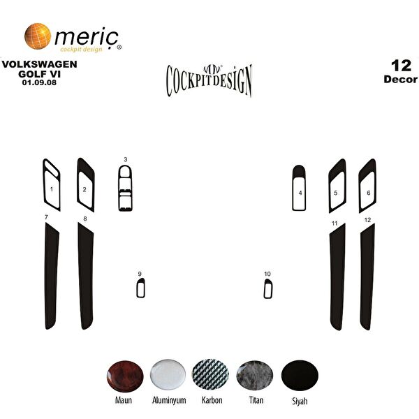 meriç cockpit design Torpido Kaplama Setleri