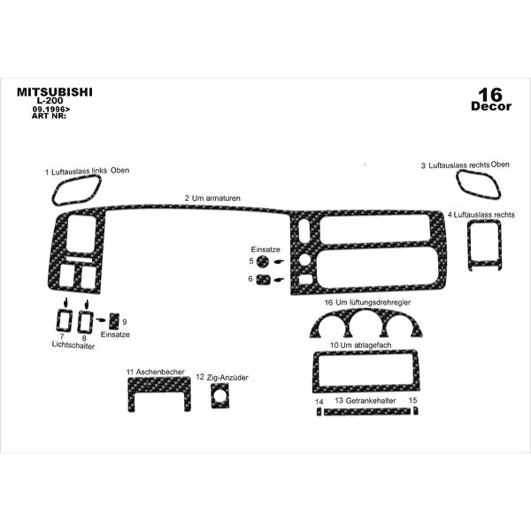 meriç cockpit design Torpido Kaplama Setleri