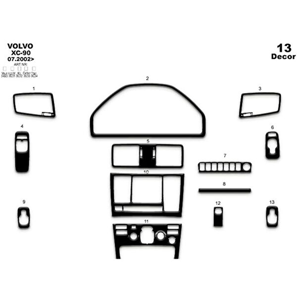 meriç cockpit design Torpido Kaplama Setleri