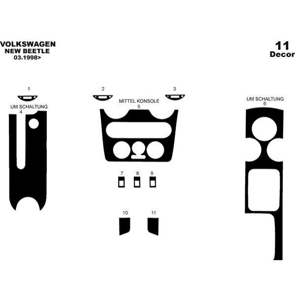 meriç cockpit design Torpido Kaplama Setleri