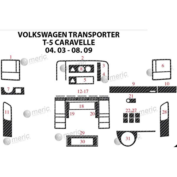 meriç cockpit design Torpido Kaplama Setleri