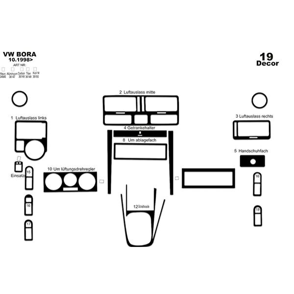 meriç cockpit design Torpido Kaplama Setleri