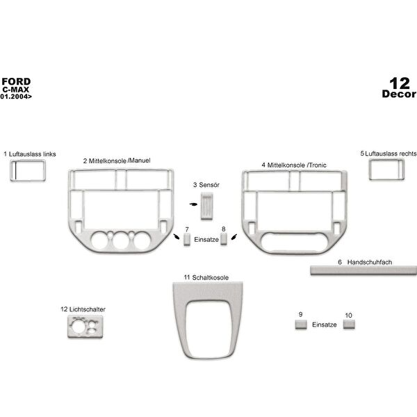 meriç cockpit design Torpido Kaplama Setleri