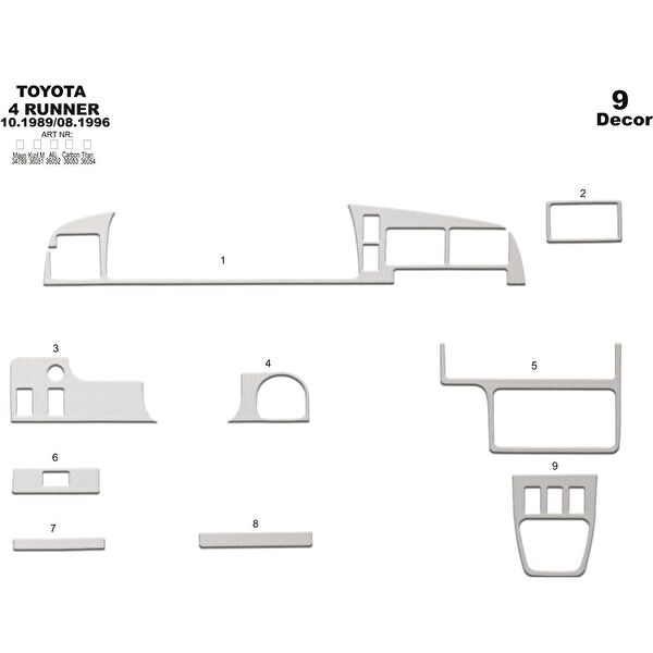 meriç cockpit design Torpido Kaplama Setleri