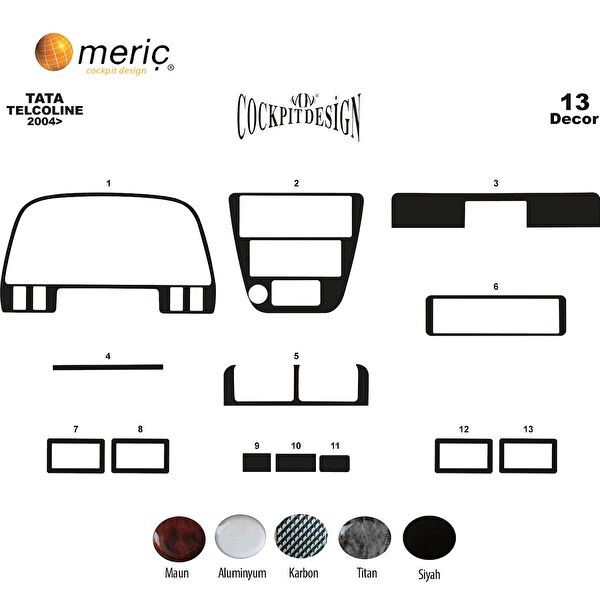 meriç cockpit design Torpido Kaplama Setleri