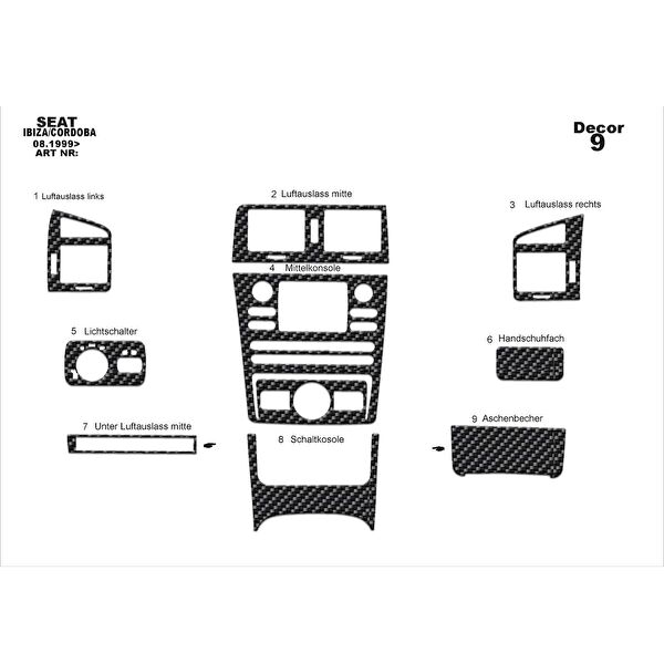 meriç cockpit design Torpido Kaplama Setleri