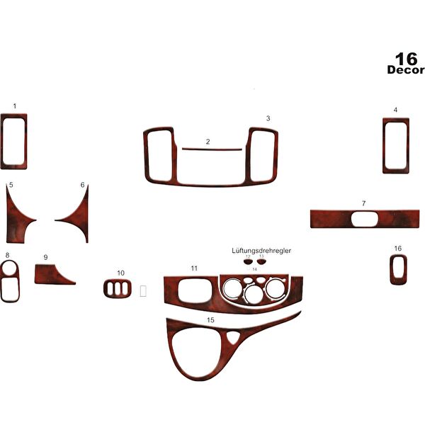 meriç cockpit design Torpido Kaplama Setleri