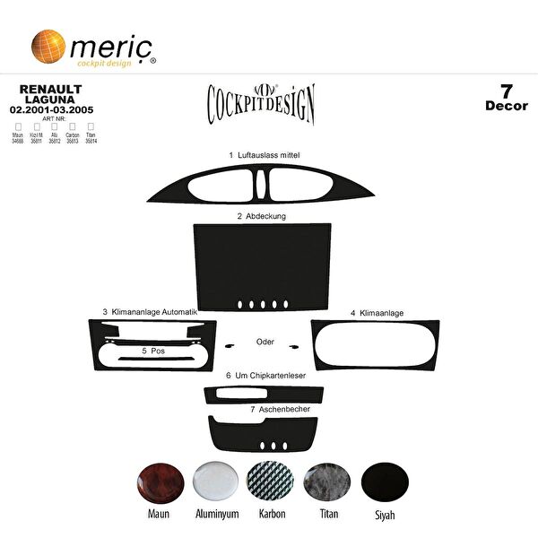 meriç cockpit design Torpido Kaplama Setleri