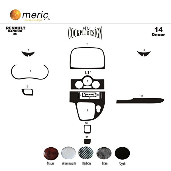 meriç cockpit design Torpido Kaplama Setleri