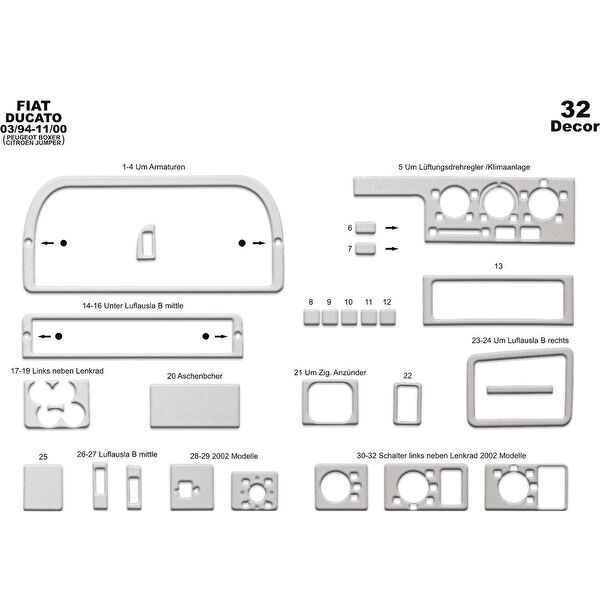 meriç cockpit design Torpido Kaplama Setleri