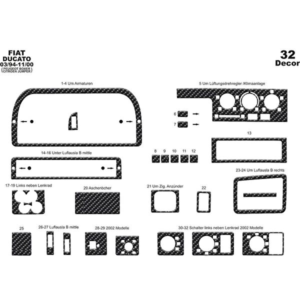 meriç cockpit design Torpido Kaplama Setleri