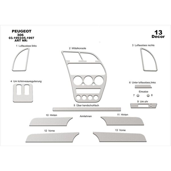 meriç cockpit design Torpido Kaplama Setleri