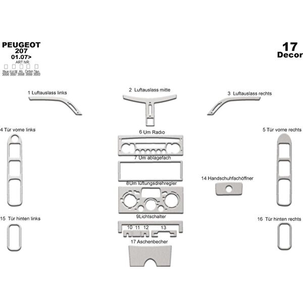 meriç cockpit design Torpido Kaplama Setleri