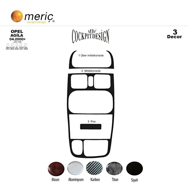 meriç cockpit design Torpido Kaplama Setleri