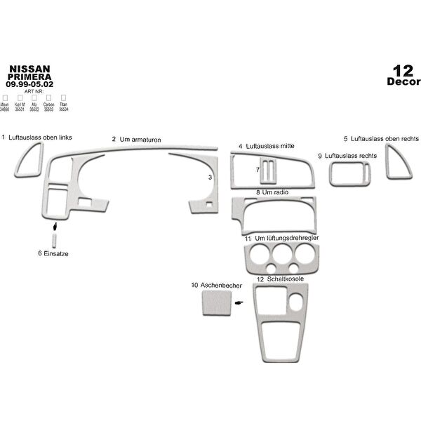 meriç cockpit design Torpido Kaplama Setleri