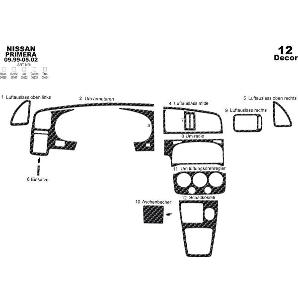 meriç cockpit design Torpido Kaplama Setleri