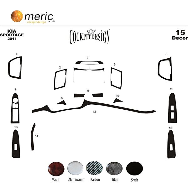 meriç cockpit design Torpido Kaplama Setleri