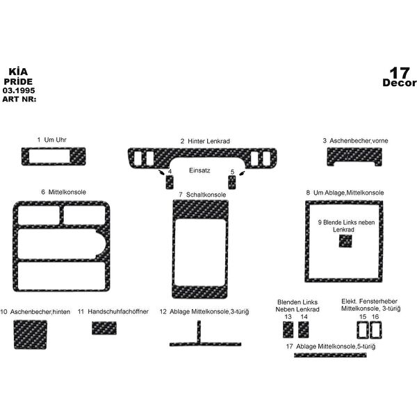 meriç cockpit design Torpido Kaplama Setleri
