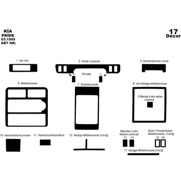 meriç cockpit design Torpido Kaplama Setleri