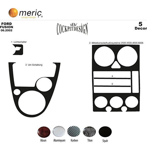 meriç cockpit design Torpido Kaplama Setleri