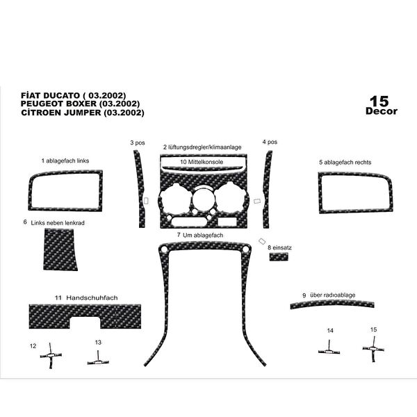 meriç cockpit design Torpido Kaplama Setleri