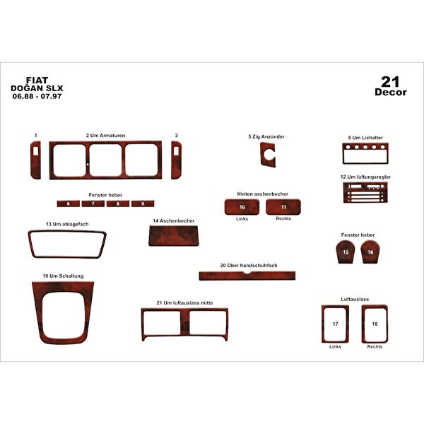 meriç cockpit design Torpido Kaplama Setleri