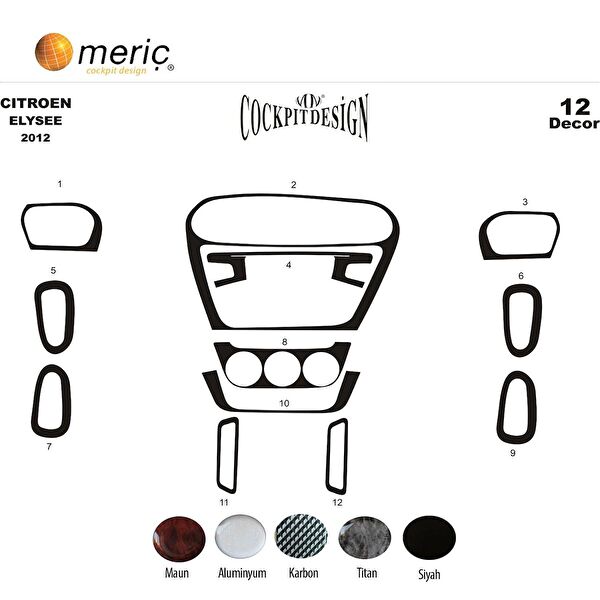 meriç cockpit design Torpido Kaplama Setleri