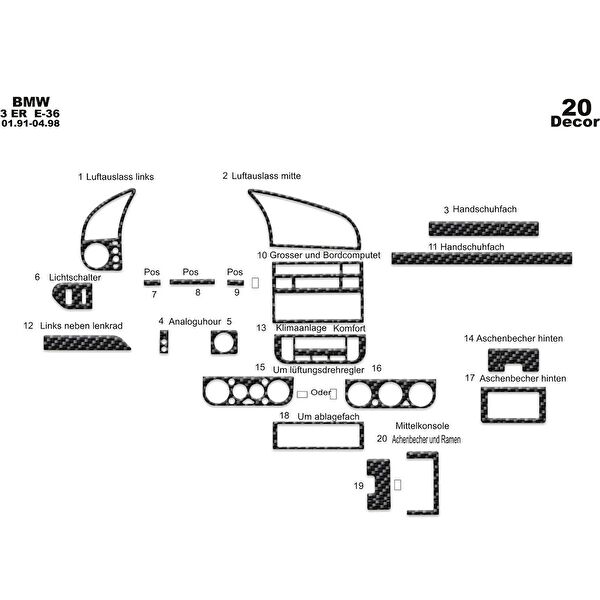 meriç cockpit design Torpido Kaplama Setleri