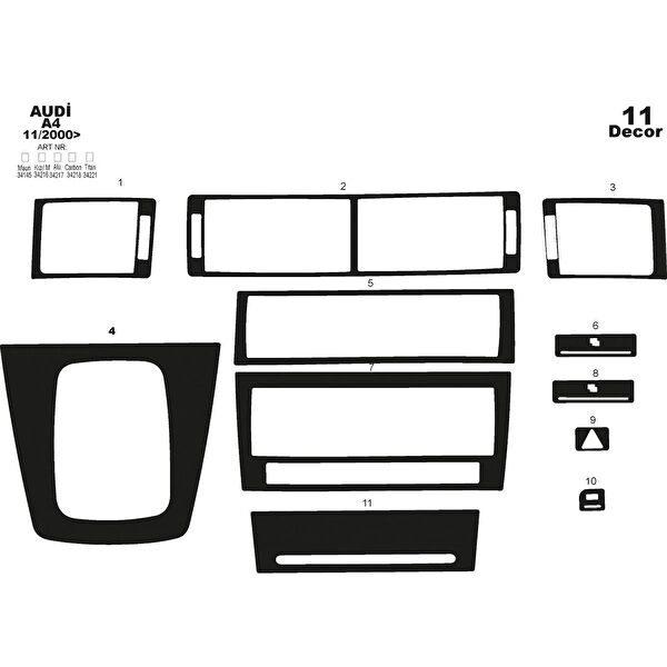 meriç cockpit design Torpido Kaplama Setleri